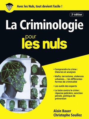cover image of La Criminologie pour les Nuls